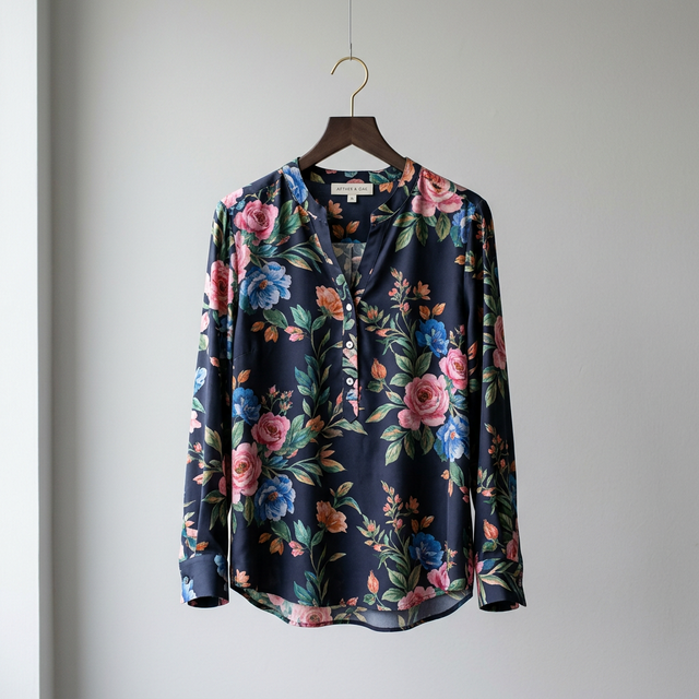 Blusa Seda Floral